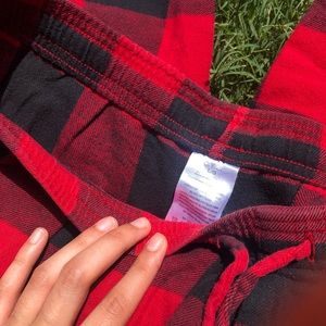 boxercraft Pants - Men's Red Flannel Cotton Pajamas Drawstring boxercraft Pants - Men's Red Flannel Cotton Pajamas Drawstring